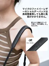 JJC カメラ用ショルダーストラップ【コンパクトカメラ対応・ネックストラップ・ブラック】