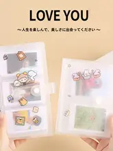 アルバム 四角グリッド 9アルバム 小カード 記念写真 ストレージ ポストカード カードアルバム 3/4/6/7インチ