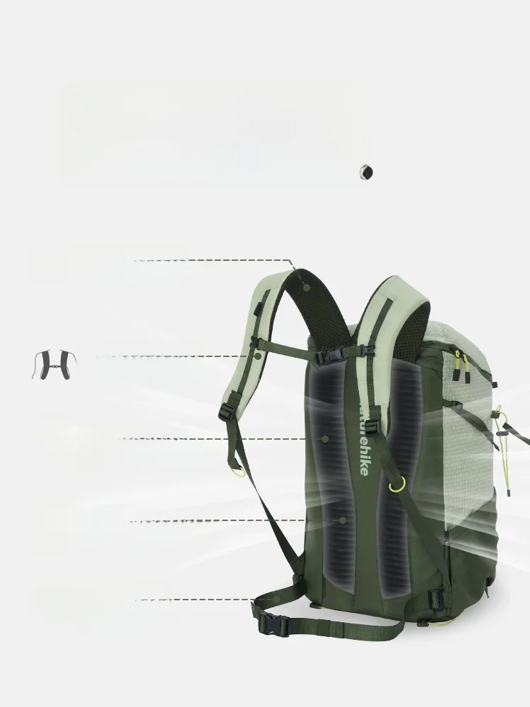 大容量軽量バックパック：every day carry に最適なアウトドア・通勤用25Lモデル