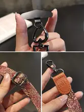 カラフルな印刷デザインのスマホ用ショルダーストラップ【調節可能・幅広・スロブタイプ】