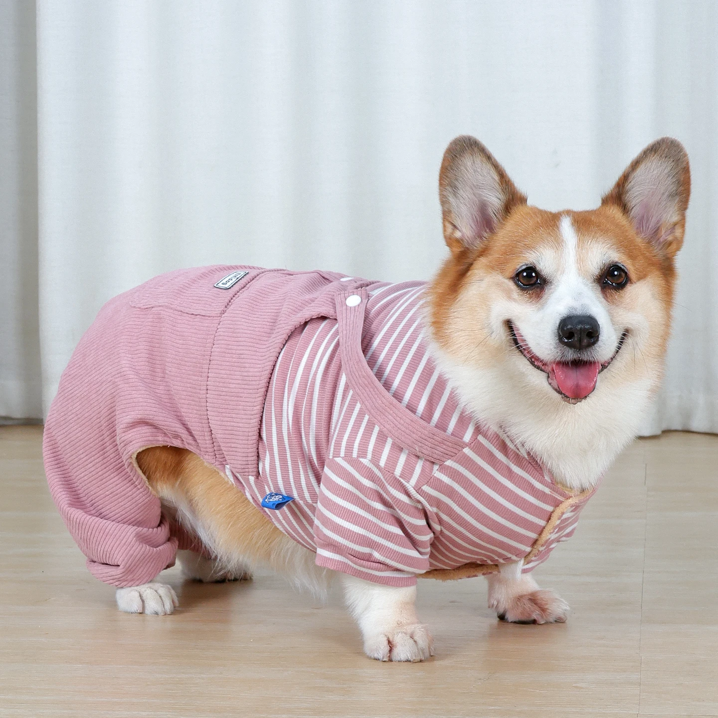中型犬用冬用犬服：ボディ全体カバー型の厚手防寒ウェアで秋冬を安心に