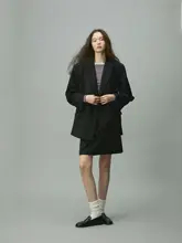 shyshy レディース 2色スーツセット【クールなジャケット・ミニスカート・しわになりにくい素材】