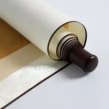 書道用巻物【全綿・空白画軸・古風なデザイン・高級仕上げ】（セットアップ対応）