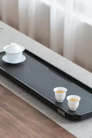 TAO | 胡桃木製の茶盤【シンプルデザイン・家庭用・功夫茶具対応】