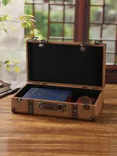 欧風レトロハンドキャリーケース【ウッド収納ボックス・屋外撮影用】