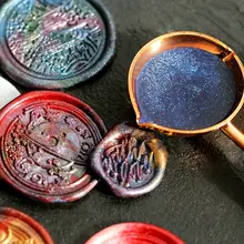 光沢のある火漆キャンドル粒【欧風・レトロ・封筒の封印用・ハンドメイドのアクセサリー】