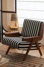 一人用ソファ 懒人 リビング バルコニー 木製 デザイナー チェア