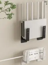 壁掛けルーター収納ラック【穴あけ不要・テレビ上設置用・機器用】