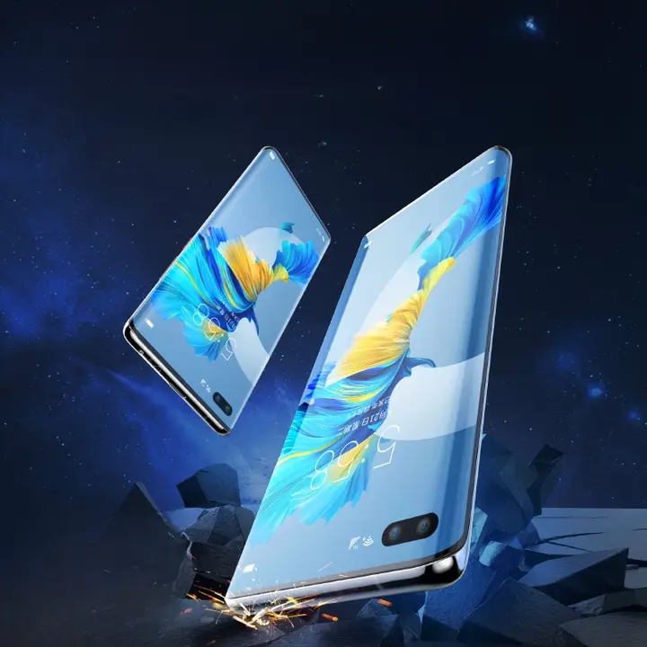 Huawei Mate40 Pro 用 強化ガラスフィルム【フルカバー・UV処理・プライバシー保護・マット仕上げ】