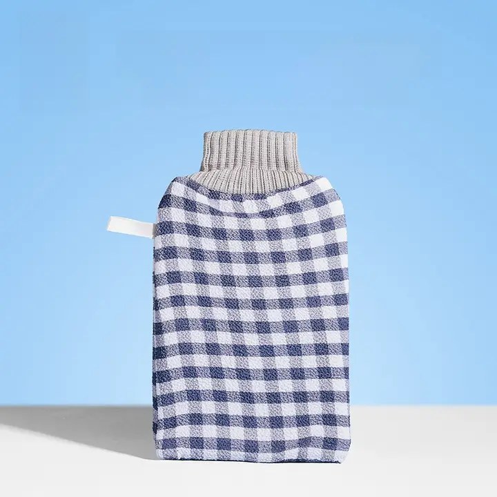 MINISO 極上の柔らかさのボディスクラブグローブ【粗砂・背中用・女性向け】