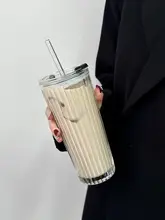 ガスタンブラー 大容量 蓋付き ストロー付き おしゃれ 家庭用  オフィス ドリンク用 コーヒー アイスコーヒー カフェラテ