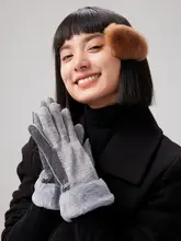 極上の柔らかさ！ウール混合の保温手袋【防寒・タッチスクリーン対応・冬用】