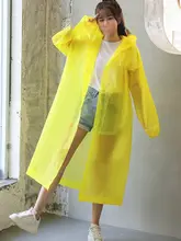 JOJO'S L. PD. 透明全身レインコート【厚手・成人用・防雨・連体型】
