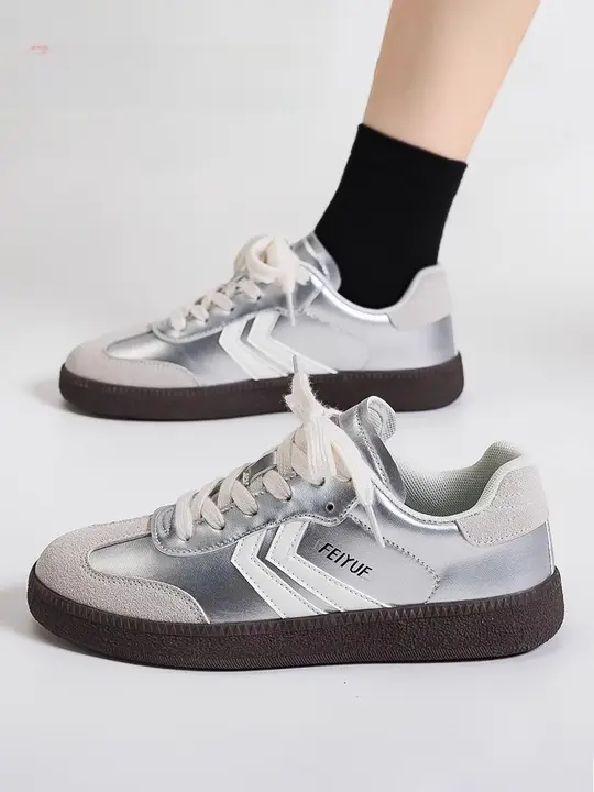 スニーカー バレエシューズ レディース 厚底 通気性 着回し 春「feiyue」