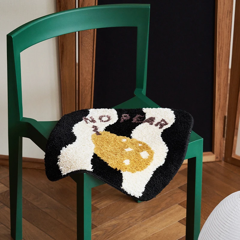 クッション フロア 滑り止め ファーダブル 40×40cm オフィス用 多機能 四季対応