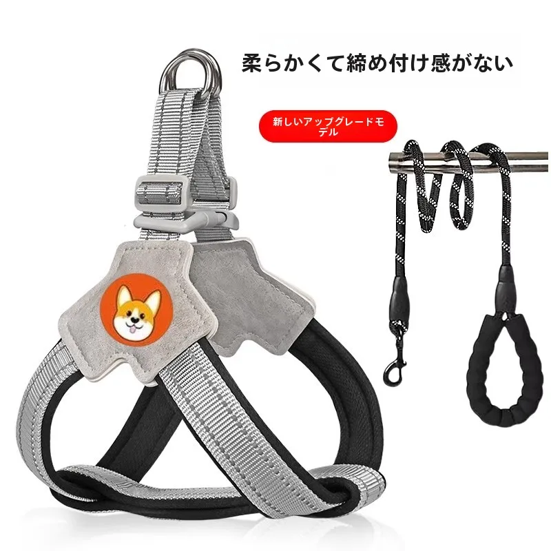 夏用透湿デザインの反射材付きY型犬用ハーネス：夜間走行時の安全性と通気性の実証