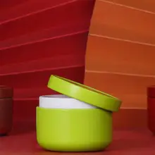 保存容器 キャニスター 丸型 コンパクト 金属製 茶葉 ハーブティー プチギフト ウェディング 小物入れ 「JOJO'S L. PD.Debt.」