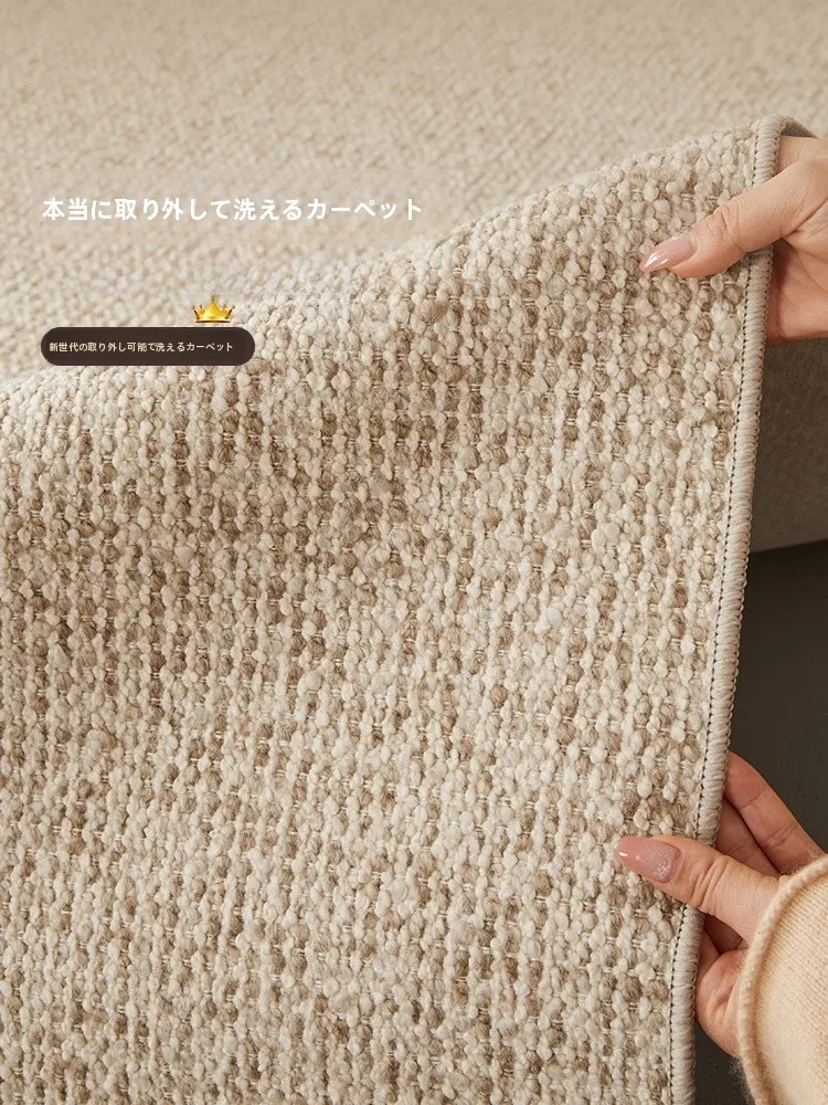 洗える二重構造のラグ【リビング用・クリーム色・高級感のあるデザイン】の実際の使い勝手とは？