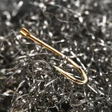釣針 コイ 釣り 2X バーブ フィッシュフック コーン 野釣り グリーンフィッシュ