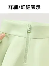 ショート丈スウェットシャツ【女性用・ハイセンス・ハーフジップ・春向け・小柄対応】