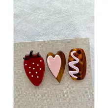 かわいいデザインの小さな前髪クリップ【ダックビルクリップ・ヘアアクセサリー】