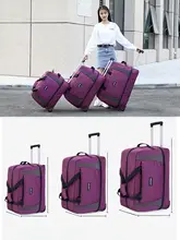 大容量 キャリーケース【オックスフォード布・折りたたみ・車輪付き・旅行用・男女兼用】