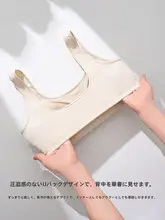 快適な着心地の無鋼線ブラジャー【Uバック・ローレン生地・デザインカップ】