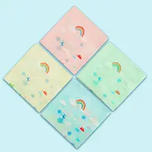 純綿製のかわいいハンカチ【お子様用・柔らかく吸水性に優れ】