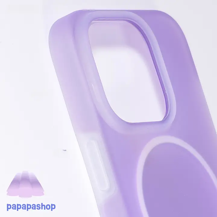 papapashop 夏の始まりを楽しむ！カラフルな蛍光マカロン風液体シリコンジェリーマットスマホケース【iPhone用】