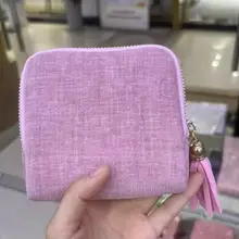 多層式ブレスレット収納ポーチ【トラベル用・流れる房付き・便利な収納】（セットアップ対応）