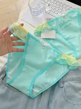 高開叉デザインのコットン三角パンツ【魅力的なルック・女の子用】