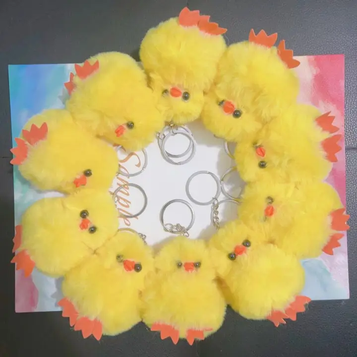 かわいい小さなアヒルのぬいぐるみバッグチャーム【クリエイティブ・春学期シーズン用】