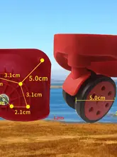 キャリーケース用 交換用ホイール【小型・万向性】