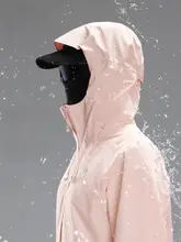 Camel 男女兼用 防風防水アウトドアジャケット【ピンク・旅行・登山用】
