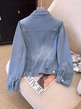 レディース リッチフィットデニムジャケット【春用・スリムシルエット・カジュアル・小柄対応】