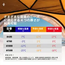 大人用コンパクトダウンキャンプ寝袋【白鹅绒・封筒型・アウトドア用】