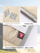 BLACK ICE 軽量ポータブルキャンプ用抗菌保温毛布【防水・単独使用可】