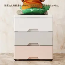 収納力抜群のプラスチック製引き出し収納キャビネット【衣類収納・多層・リビング・寝室用】