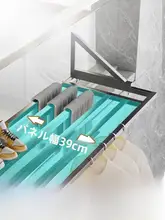 伸縮式バルコニー用物干し竿【窓台用・靴干し対応・防盗設計】