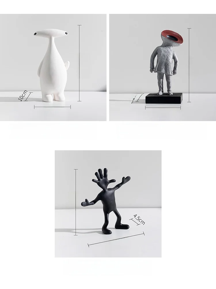 ETデザインのキャラクター置物：3Dオブジェクトとしての創意インテリアの実用性と適用シーン
