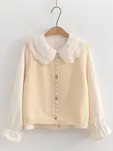 ガーリーな学院風カジュアルコーデ【春用・二点セットアップ対応】