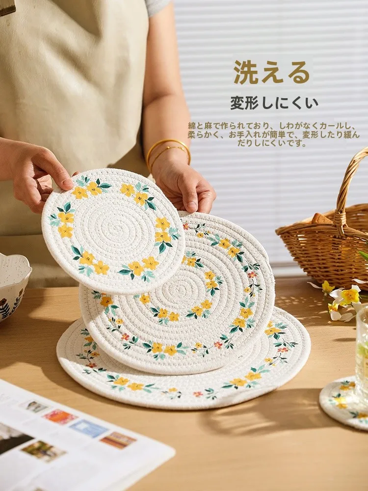 手作り編み込みランチョンマット：耐熱シートとしての実用性と使い方