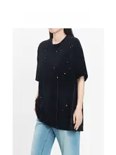 ウォッシュ加工のレトロ風カジュアルTシャツ【半袖・合わせやすいデザイン】