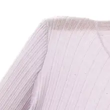 ウール混高領ニットトップス【小さなラメ入り・冬用】