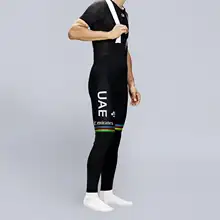 冬用サイクリングウェア【フリース素材・ロングスリーブ・バイカーズビブパンツ・カラフルデザイン】（セットアップ対応）