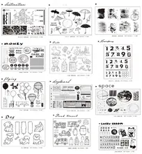 透明なシリコンスタンプ【DIY装飾・学生向け・手帳用】
