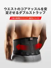 プロフェッショナルスポーツ用腰サポーター【男女兼用・バスケットボール・バドミントン・ランニング用】