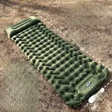 軽量ナイロン製のアウトドア用エアマット【防湿・持ち運び便利・キャンプ・ハイキング用】
