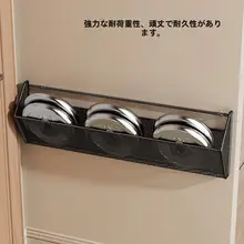 穴あけ不要の壁掛け靴収納ラック【バスルーム用・スリッパ・整理ツール】