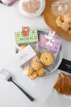 可愛いデザインの透明包装袋【お菓子用・クッキー・キャラメル・ギフト用】